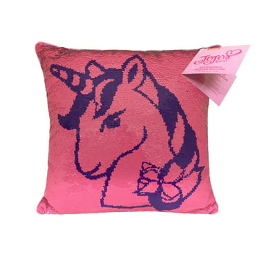 NWT Nickelodeon JoJo Siwa Unicorn Character Pillow And Throw Blanket 2 piece set 